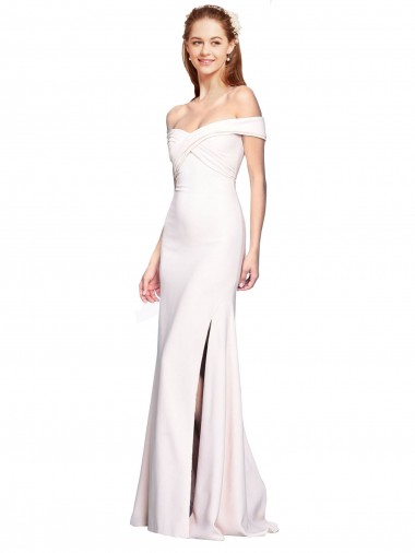 Discount Long White Sleeveless Mermaid Formal Evening Dress Canada